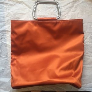 small orange tote